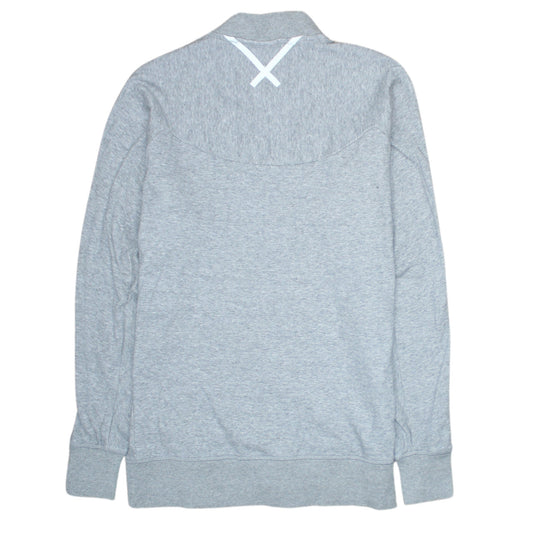 Adidas Womens Grey Full Zip Sweatshirt XS Classic Zip Jacket