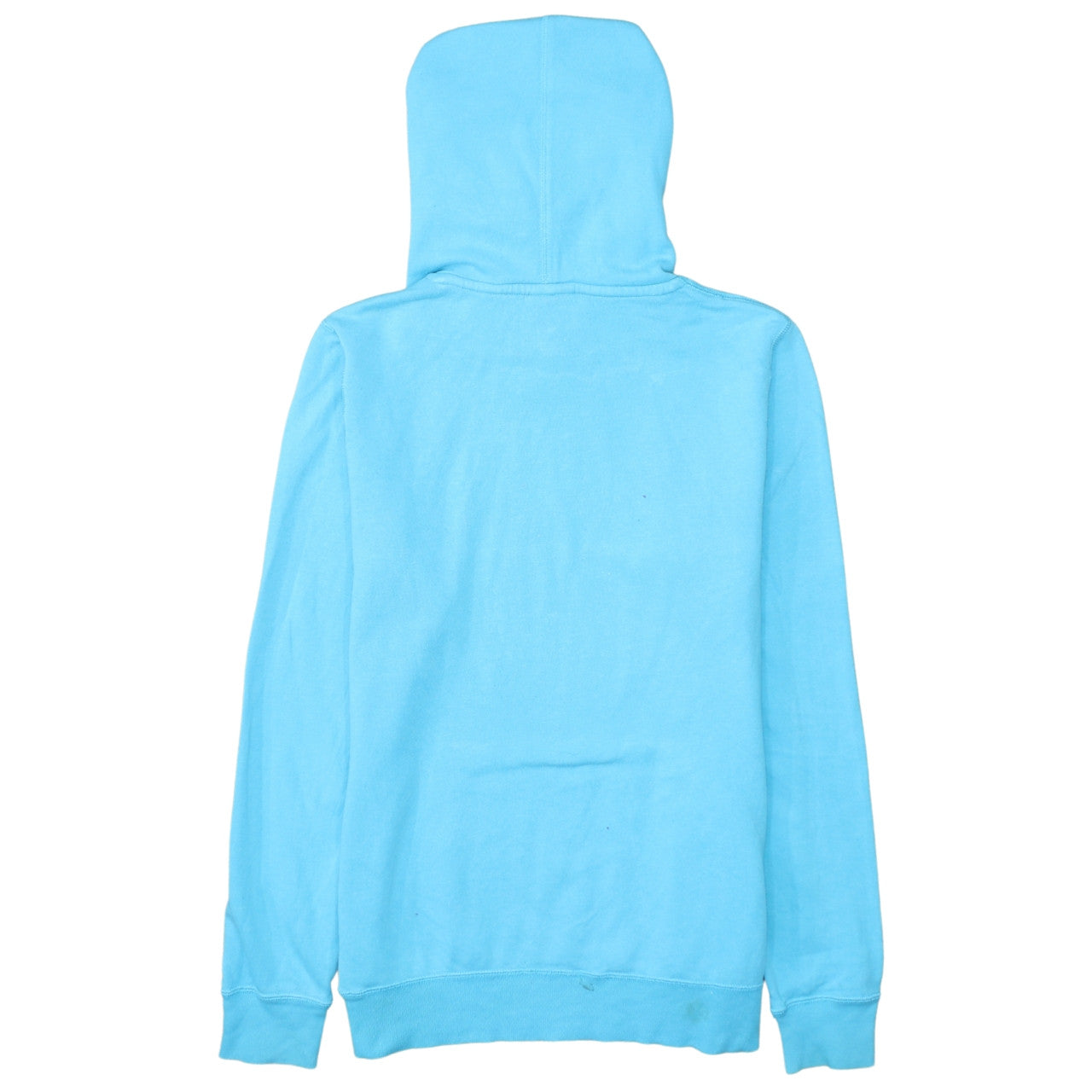 Nike Women Blue Pullover Hoodie Size L Cotton Blend Sweatshirt