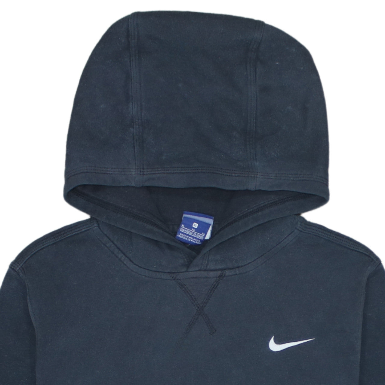 Nike Boys Black Pullover Hoodie XL 13-15 Years Fleece Sweatshirt
