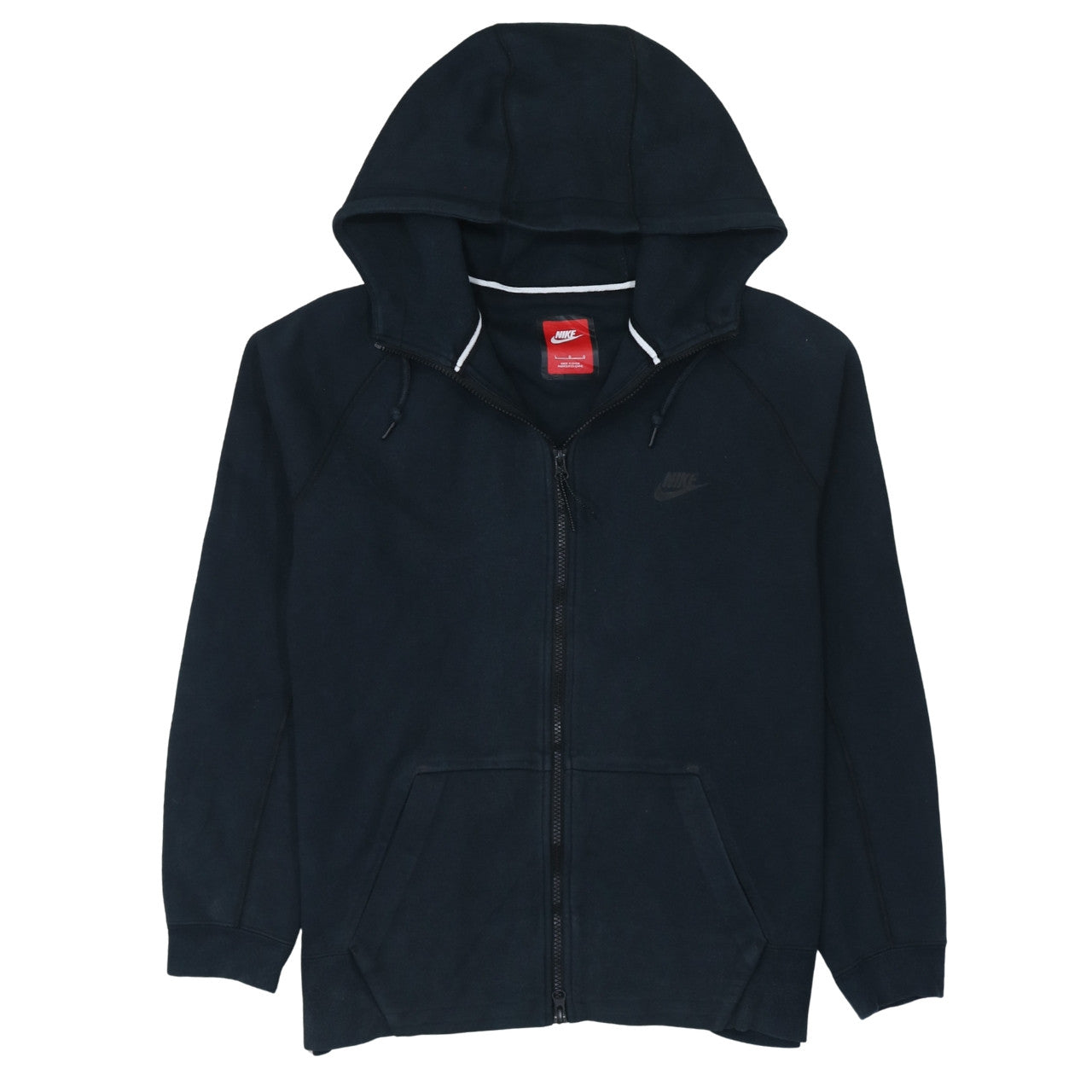 Nike Men's Black Full Zip Hoodie M Fleece Sportswear
