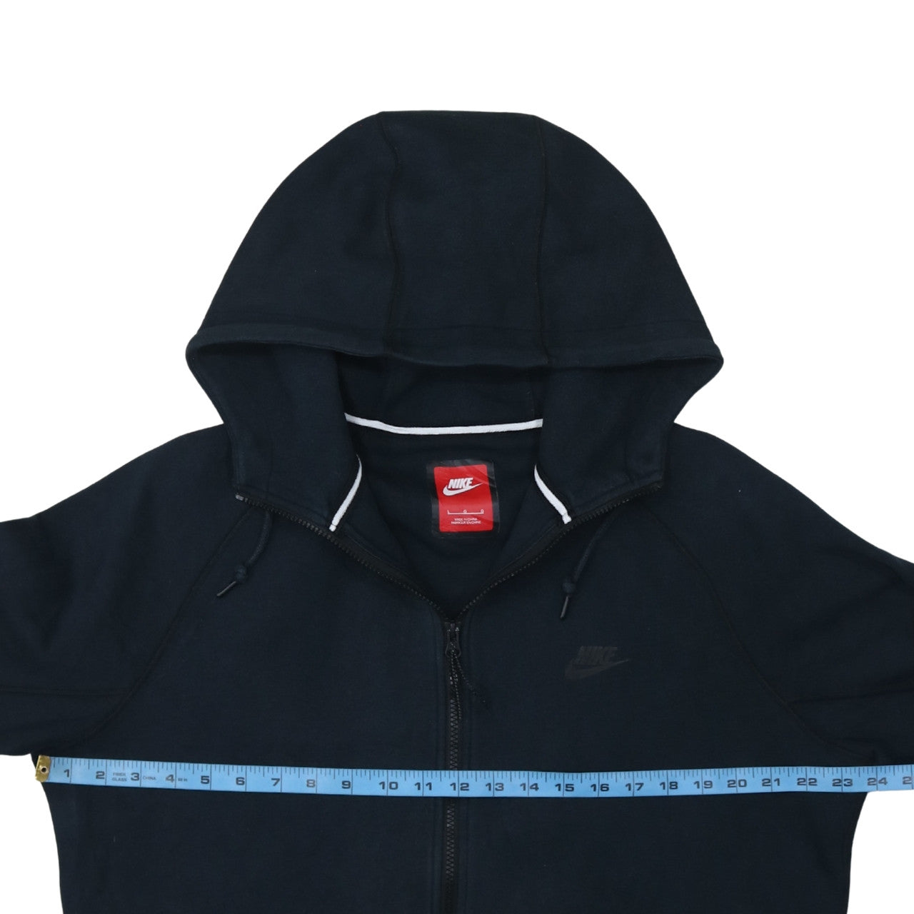 Nike Men's Black Full Zip Hoodie M Fleece Sportswear