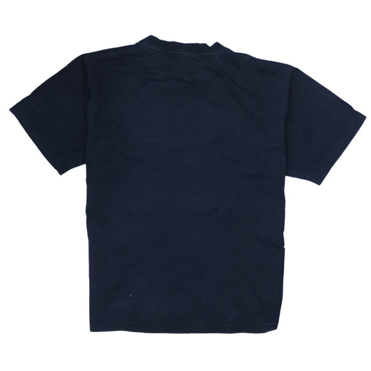 Reebok Boys Blue XL Cotton Crew Neck Logo Sports T-Shirt