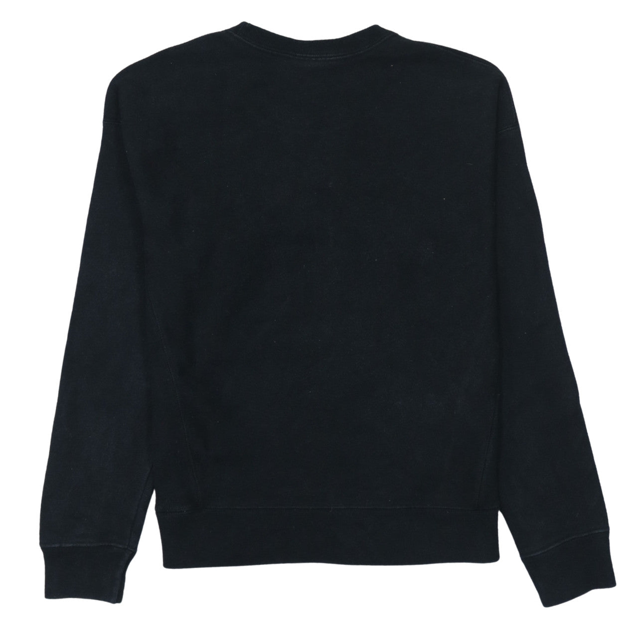 Champion Women Black Small Pullover Sweatshirt Logo Crew Neck