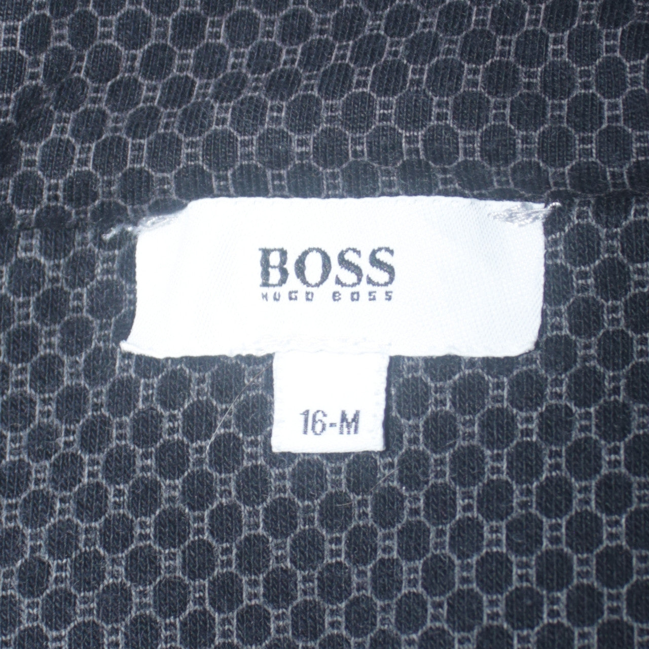 Hugo Boss Boys Grey Full Zip Hoodie Size 16 M Mesh Panel Lightweight