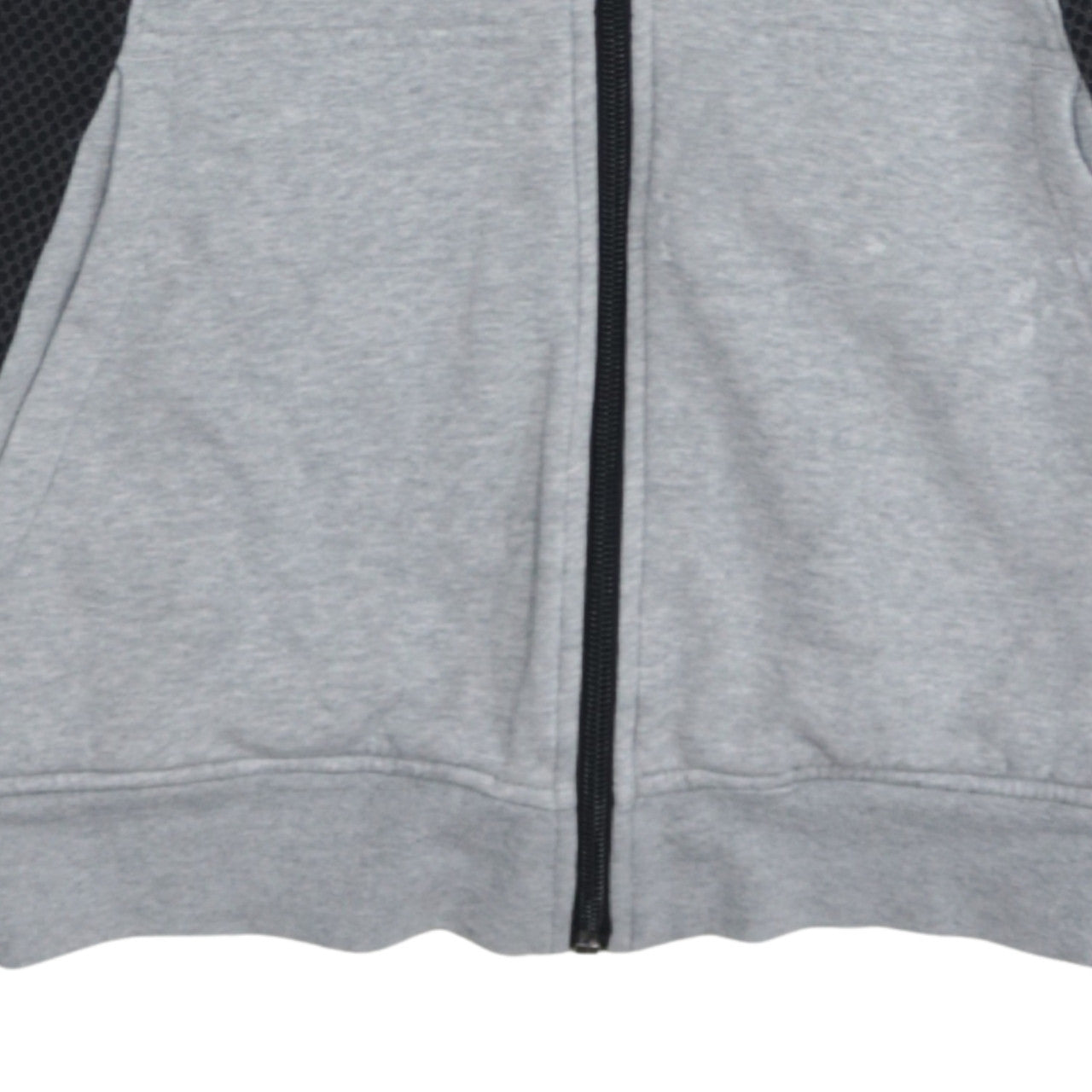 Hugo Boss Boys Grey Full Zip Hoodie Size 16 M Mesh Panel Lightweight
