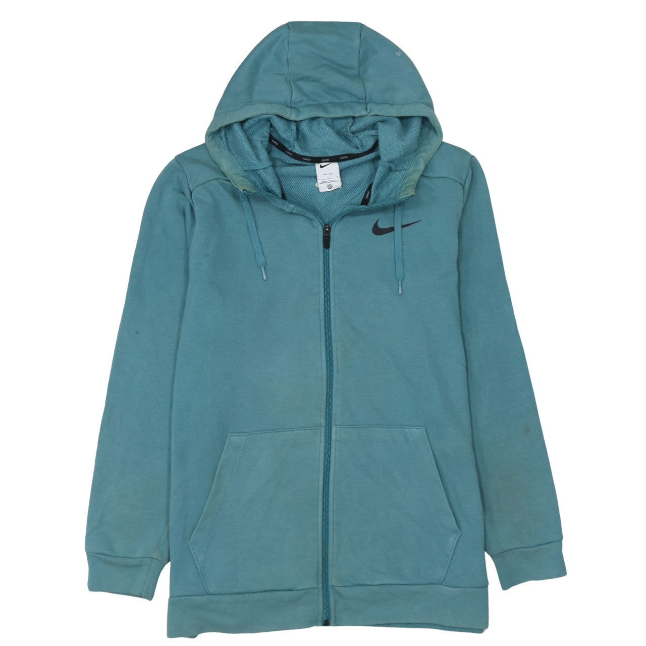 Nike Men Blue Full Zip Hoodie L Regular Fit Sportswear