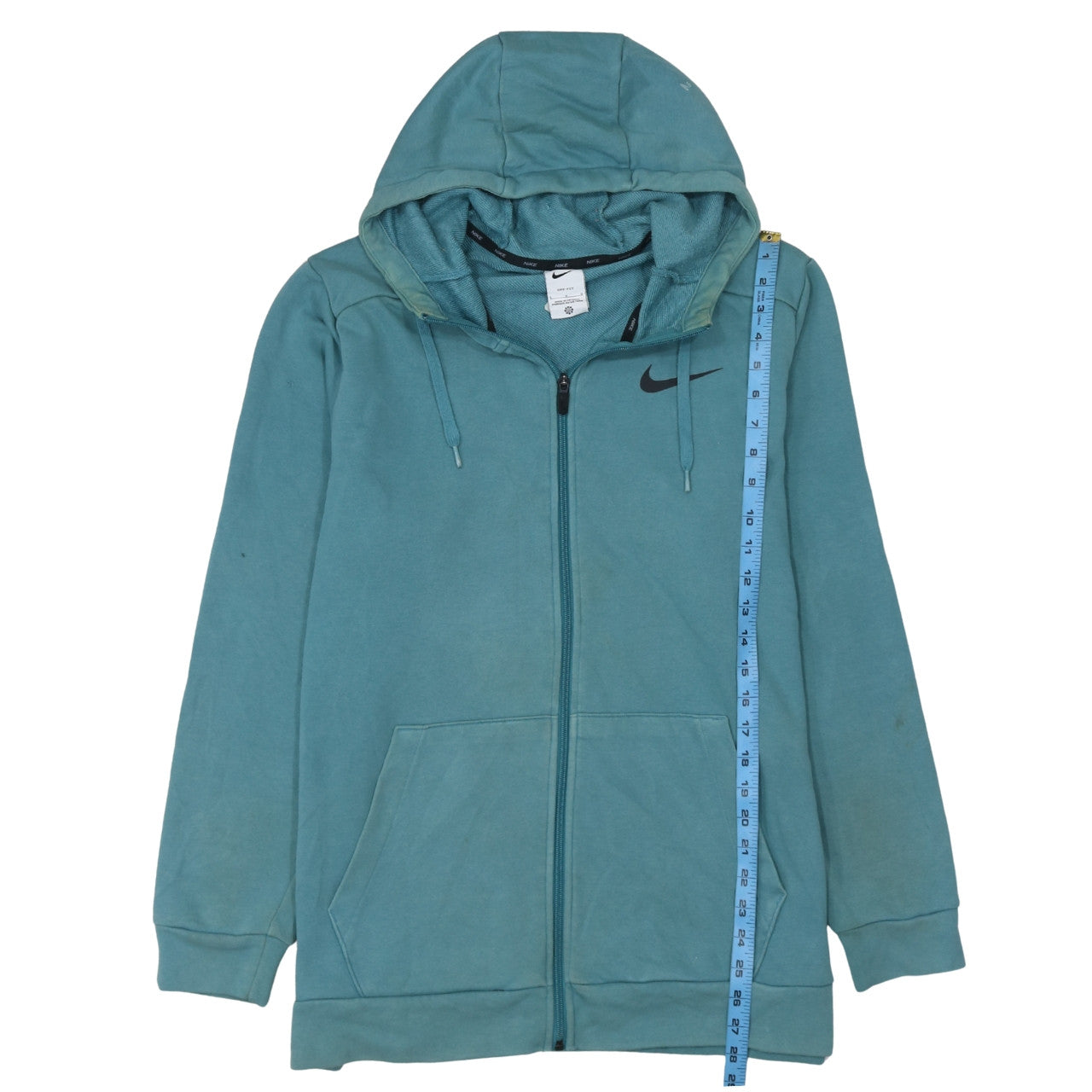 Nike Men Blue Full Zip Hoodie L Regular Fit Sportswear
