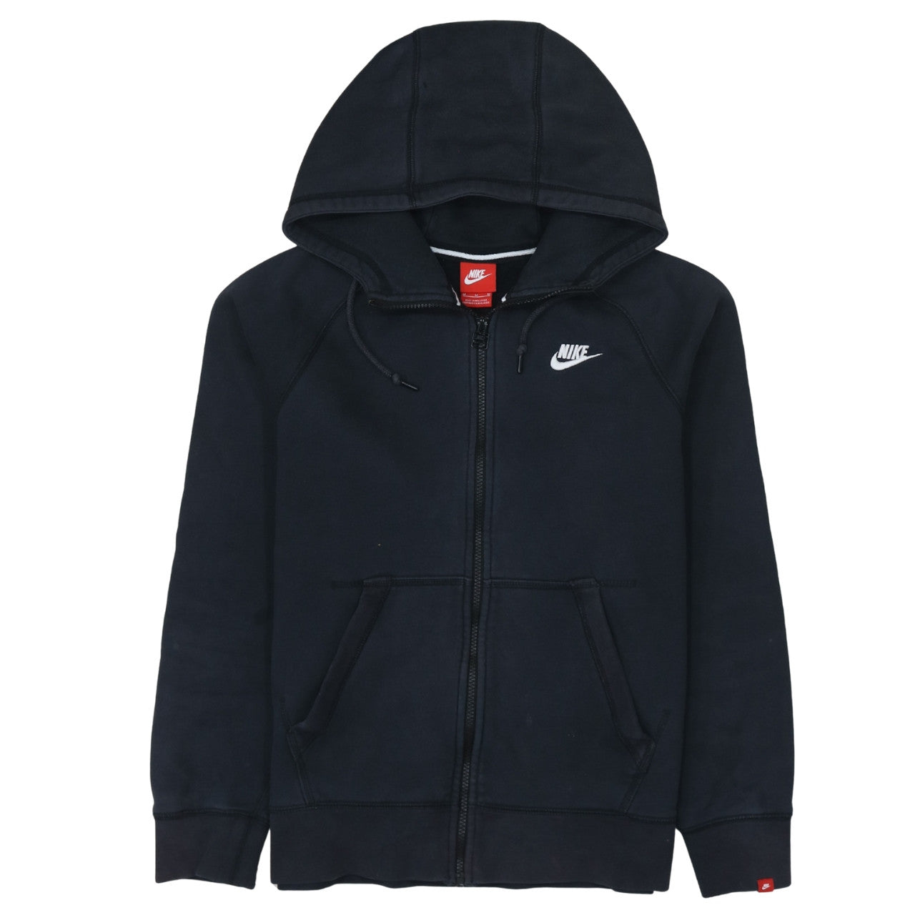 Nike Men's Black Full Zip Hoodie Size L Regular Fit