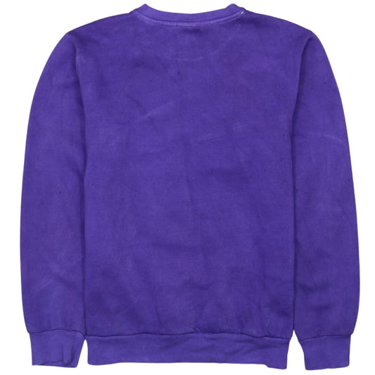 Adidas Boys Purple Camouflage Logo Sweatshirt Size 13-14 Years