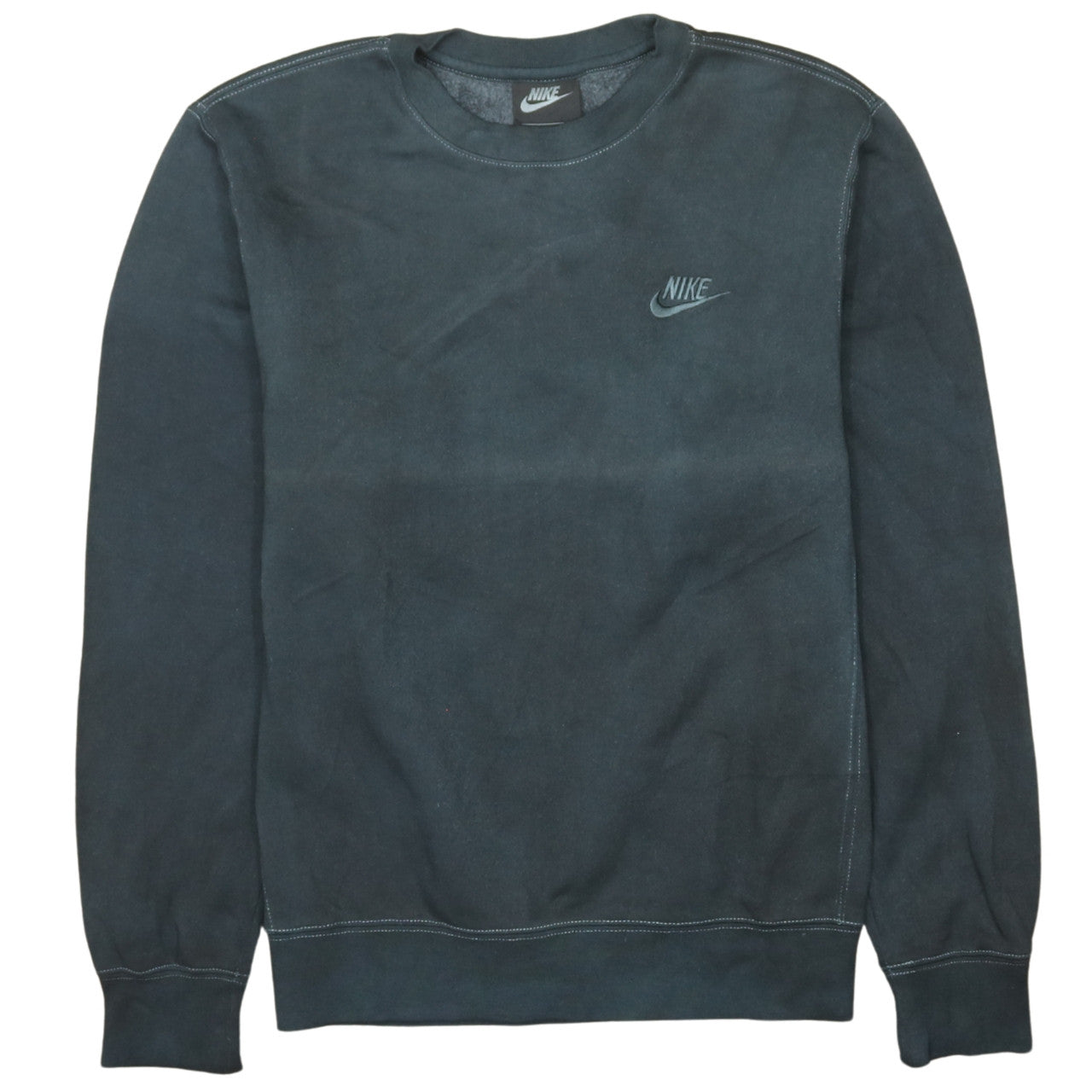 Nike Men's Black XS Regular Fit Crew Neck Fleece Sweatshirt