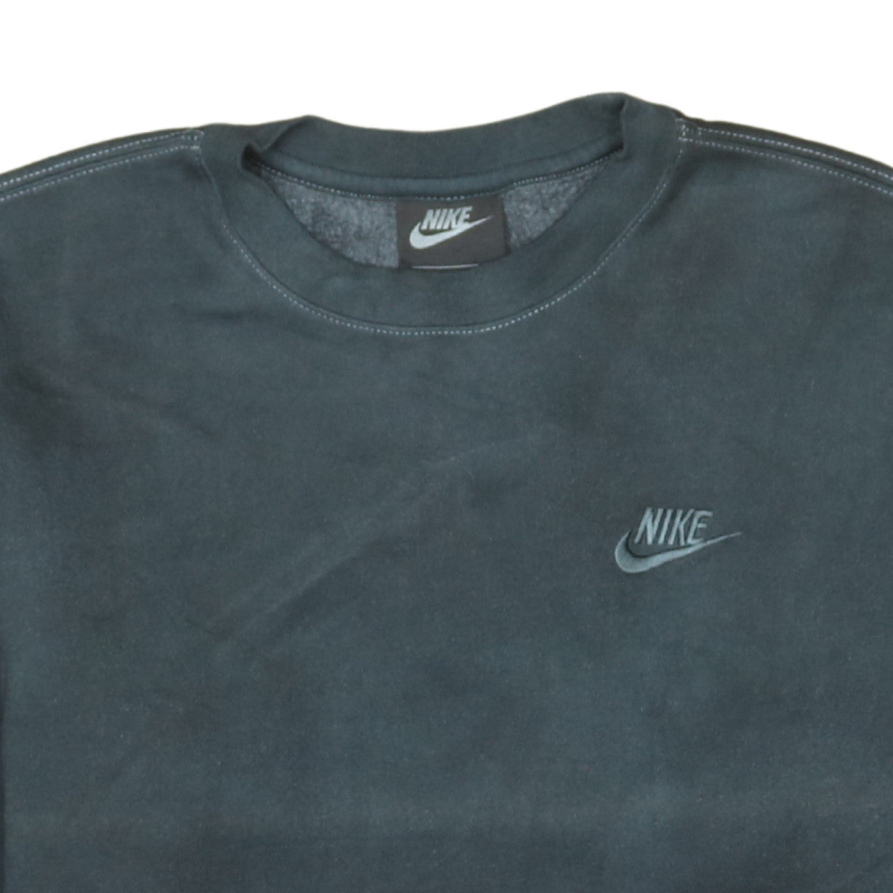 Nike Men's Black XS Regular Fit Crew Neck Fleece Sweatshirt