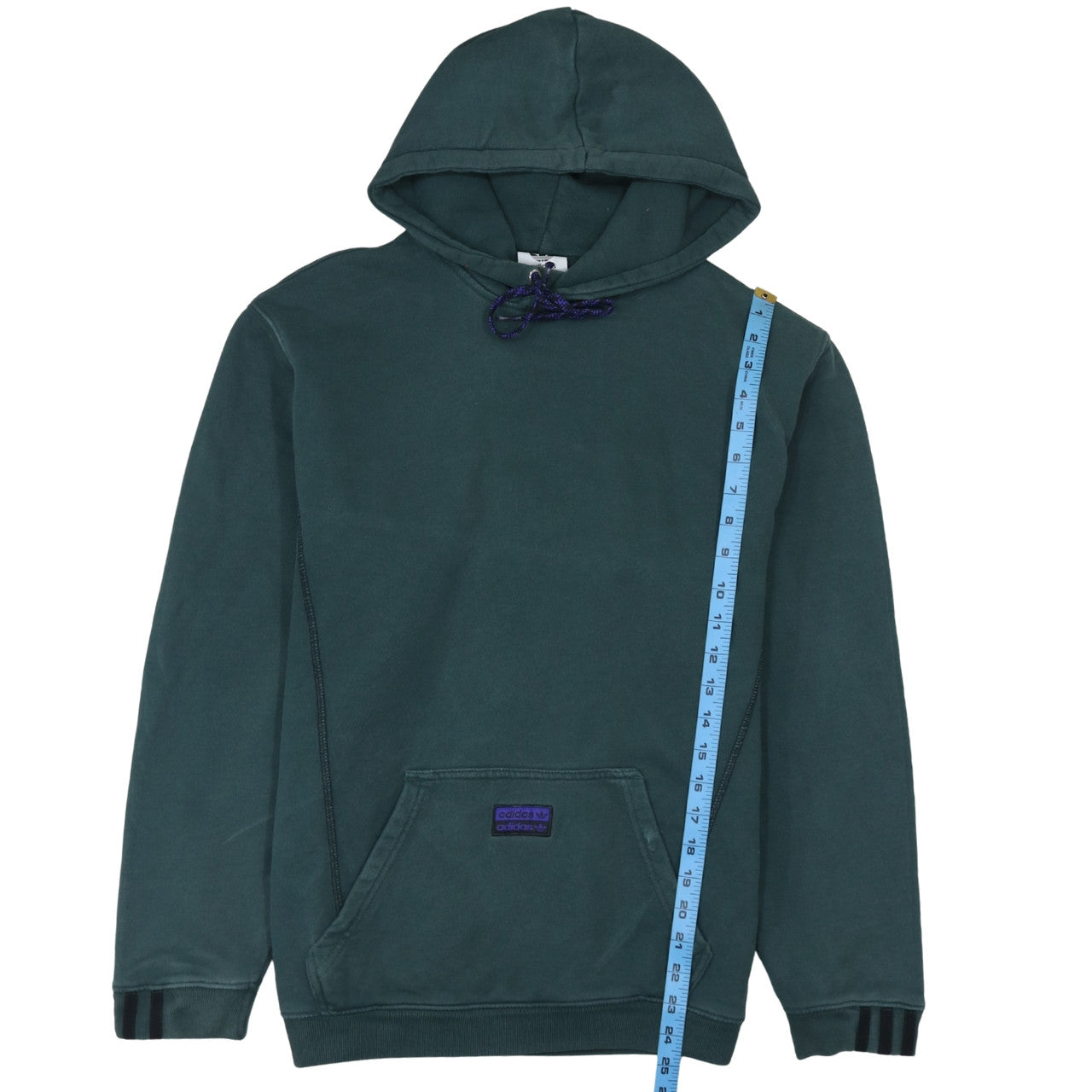 adidas Men's Green Pullover Hoodie Small Regular Fit Long Sleeve