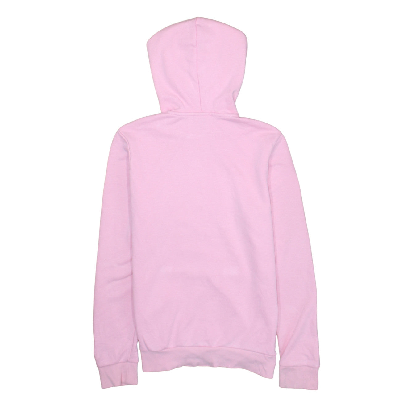 Adidas Women's Pink Pullover Hoodie Size S 8-10 Logo Cotton Blend