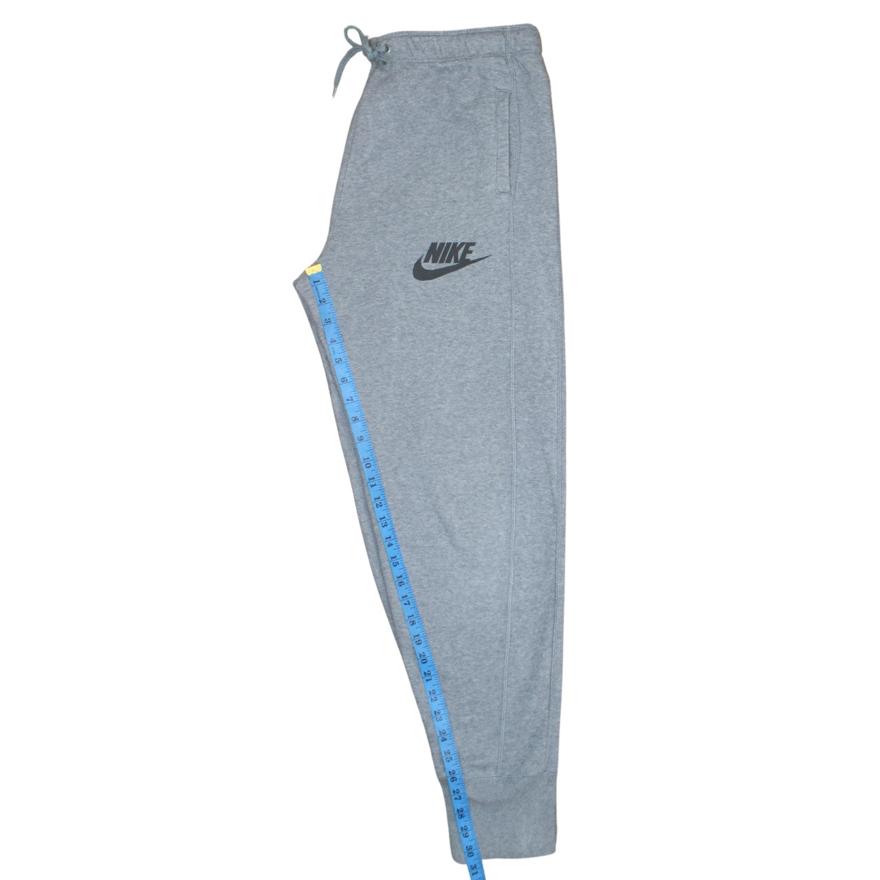 Nike Men's Grey Jogger Sweatpants M Cotton Blend Drawstring Activewear