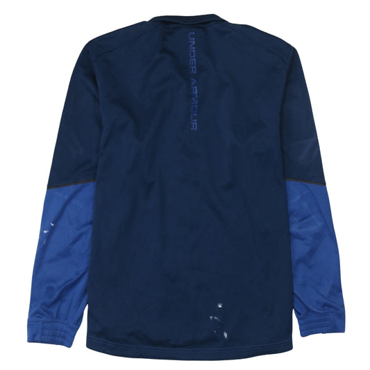 Under Armour Mens Blue M 1/4 Zip Sports Sweatshirt