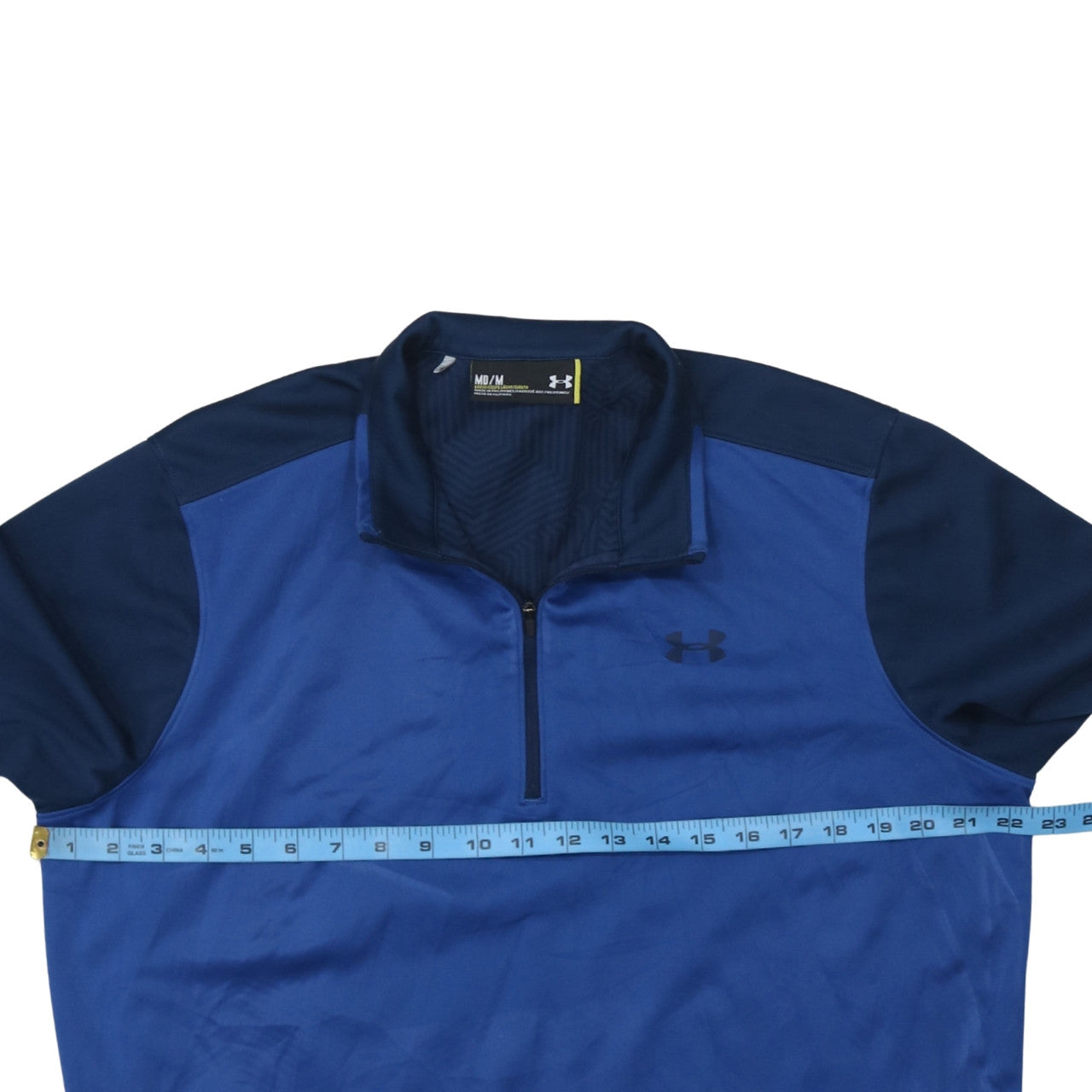 Under Armour Mens Blue M 1/4 Zip Sports Sweatshirt