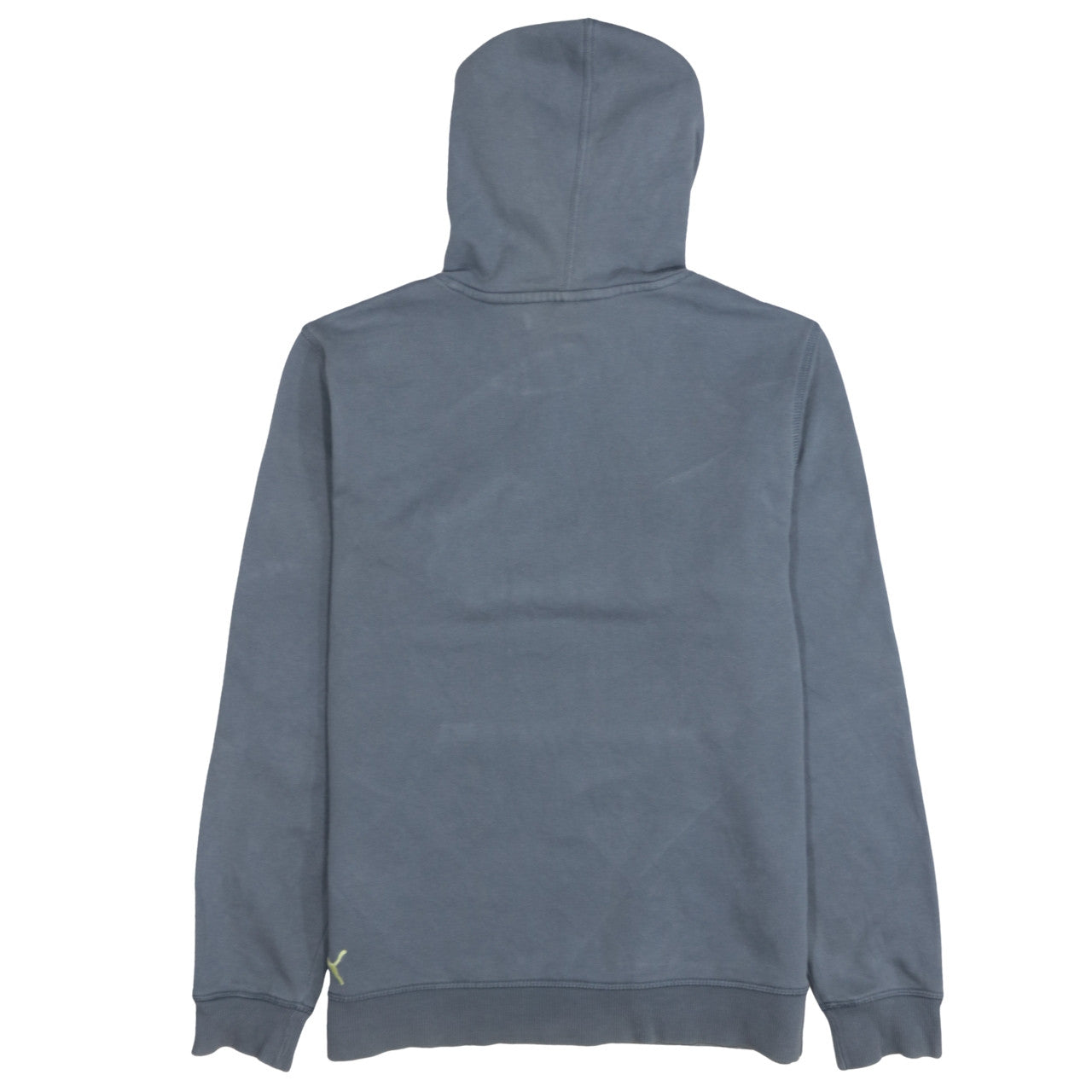 Puma Men's Grey Pullover Hoodie S Logo Sports Fleece Sweatshirt