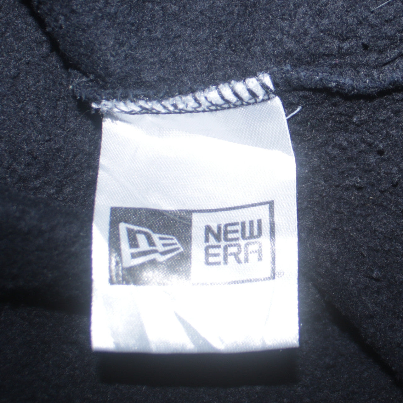 New Era Men Black L Pullover Crew Neck Baseball Sweatshirt