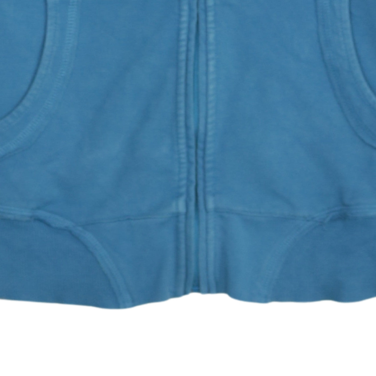 Puma Women's Blue Full Zip Hoodie Size 10 Cotton Blend