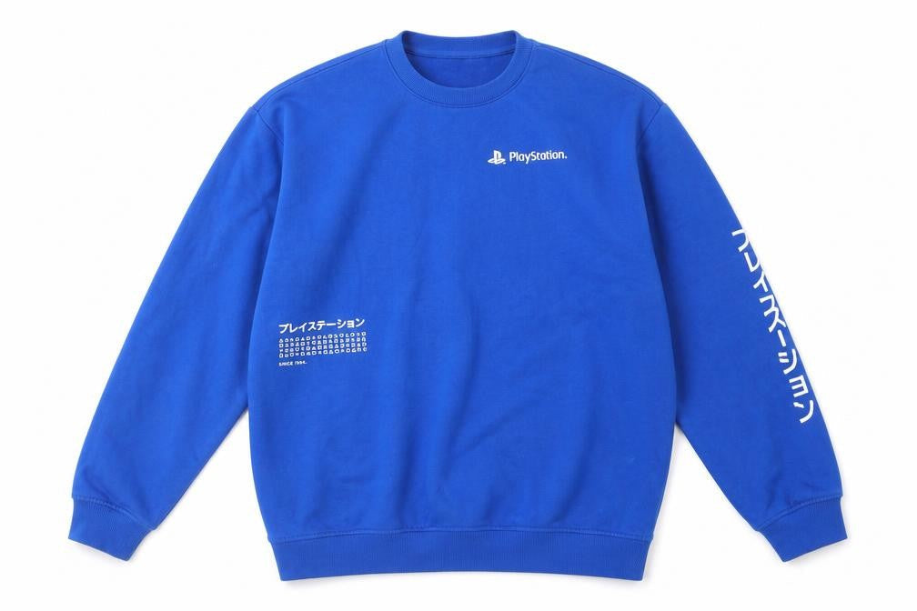 H&M Men’s Blue PlayStation Logo Sweatshirt L Regular Fit