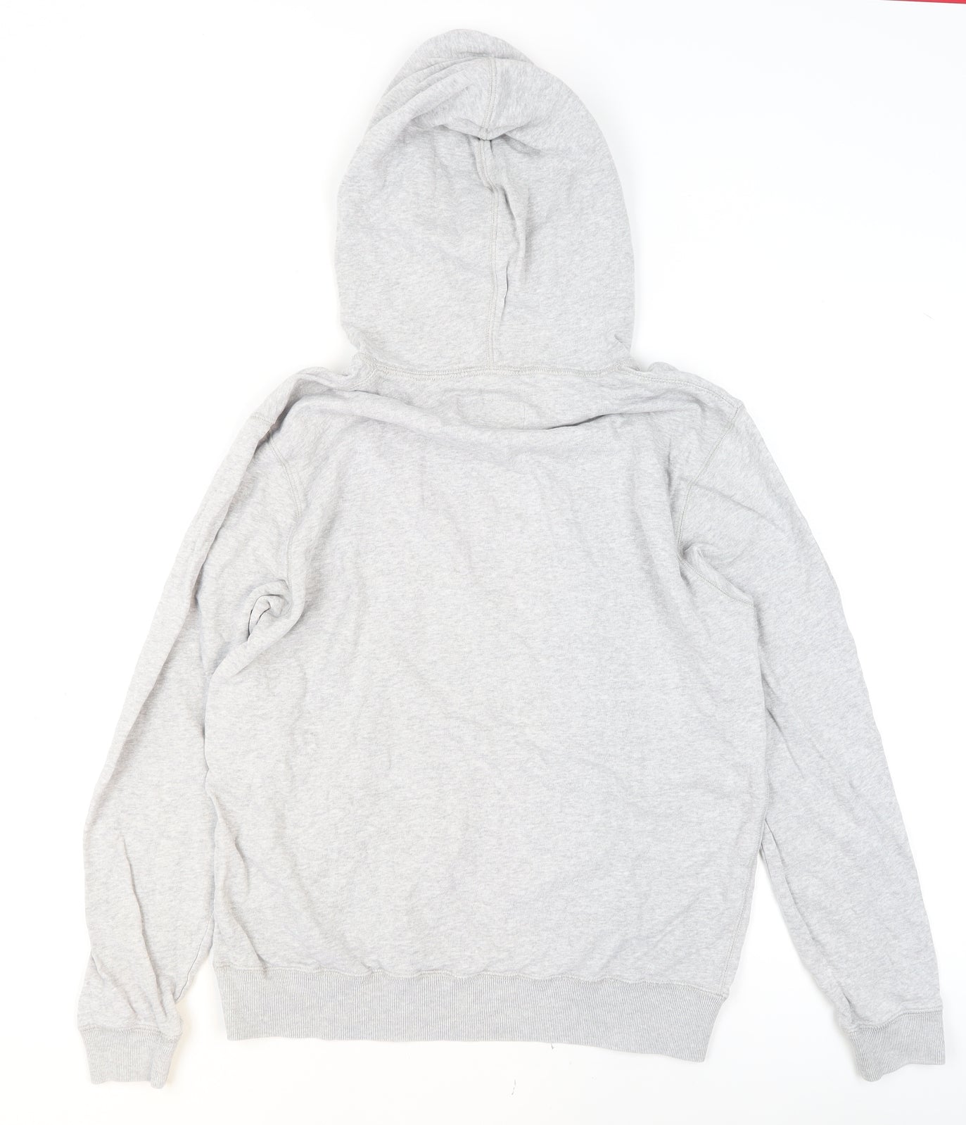 Jack Wills Mens Grey XS Pullover Hoodie with Logo Print