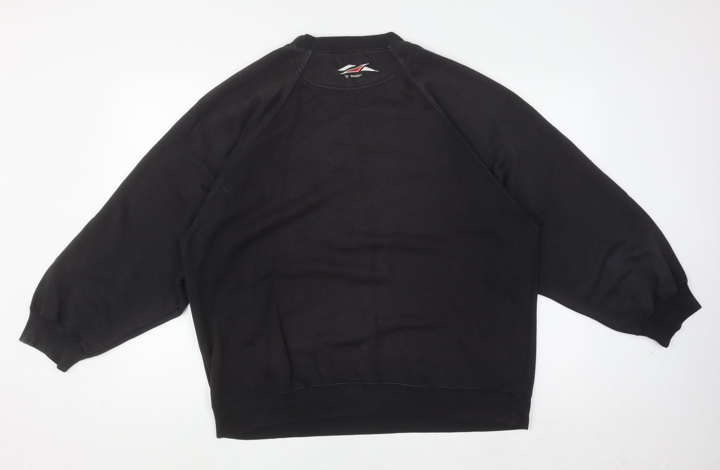 Le Shark Men's Black Medium Pullover Sweatshirt Embroidered Logo