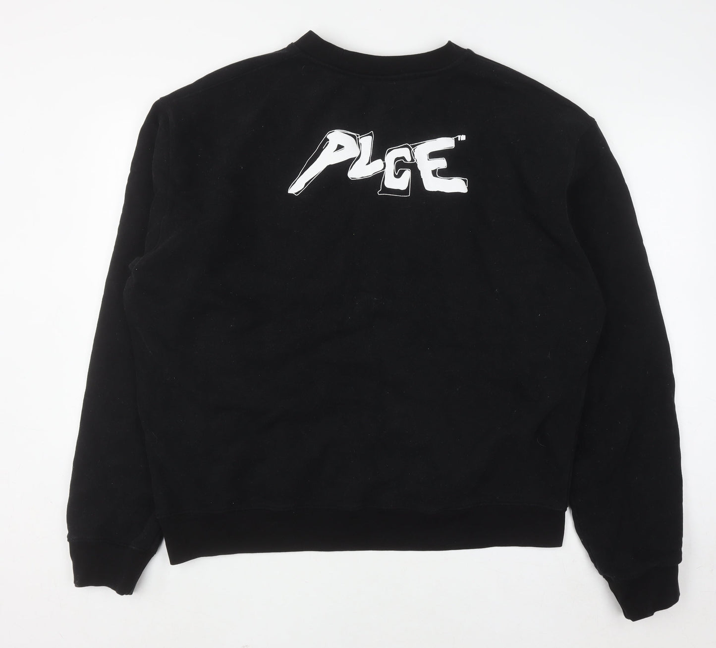 PLCE Men's Black 2XL Cotton Crew Neck Pull On Sweatshirt