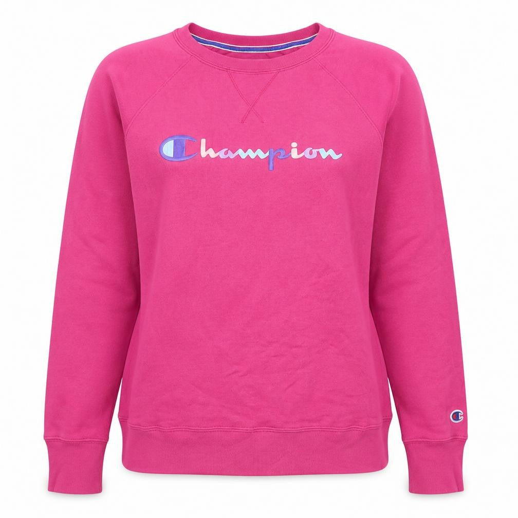 Champion Women's Pink Crew Neck Pullover Sweatshirt Size M