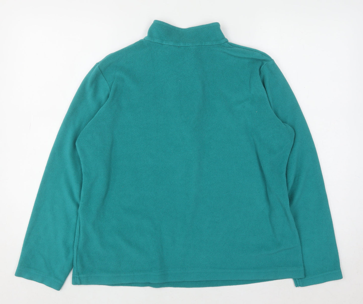 Regatta Great Outdoors Women’s Teal Fleece 1/2 Zip Sweatshirt Size 12