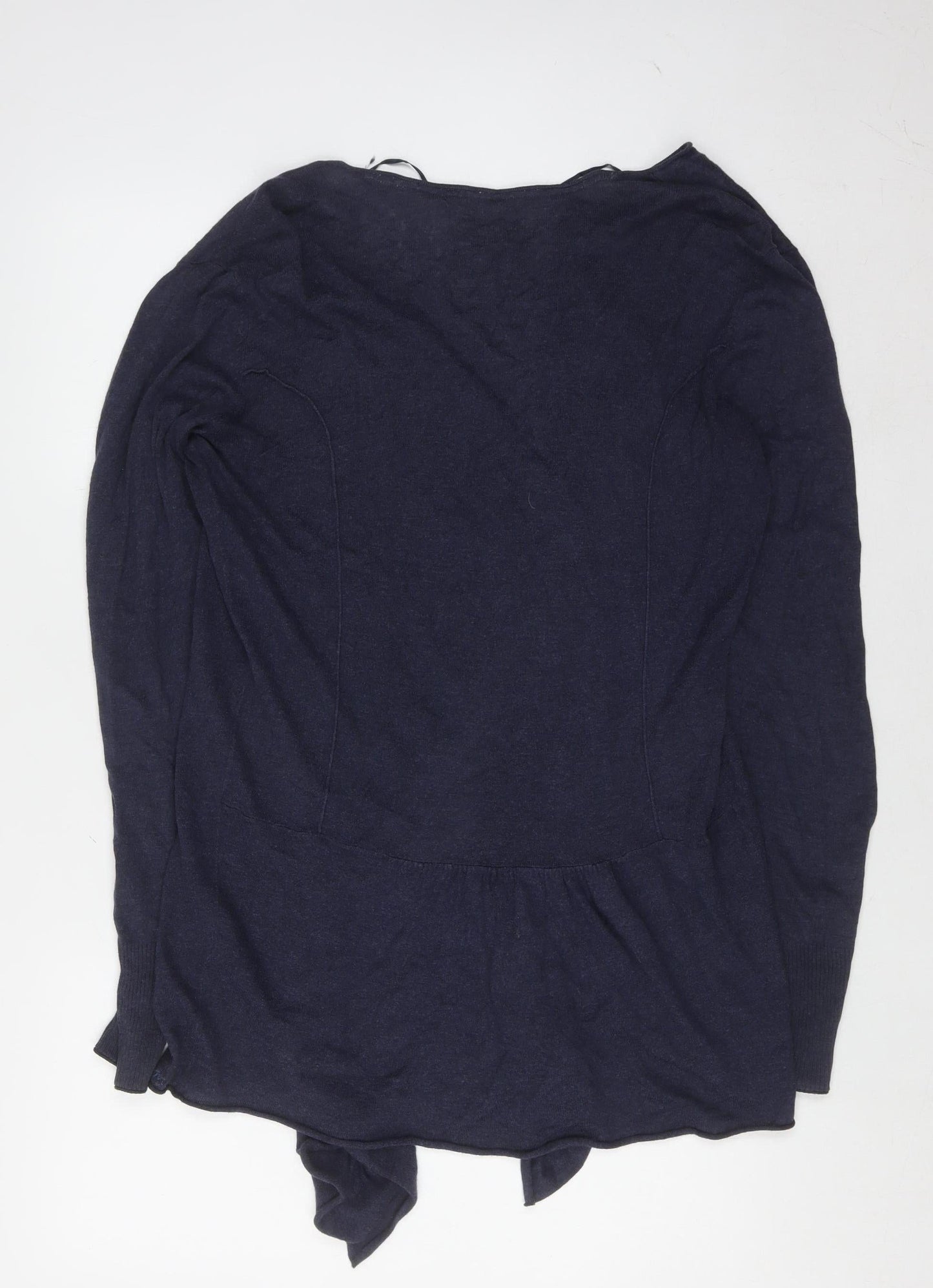 Fat Face Women’s Blue Size 16 Cotton Modal Open Cardigan Jumper