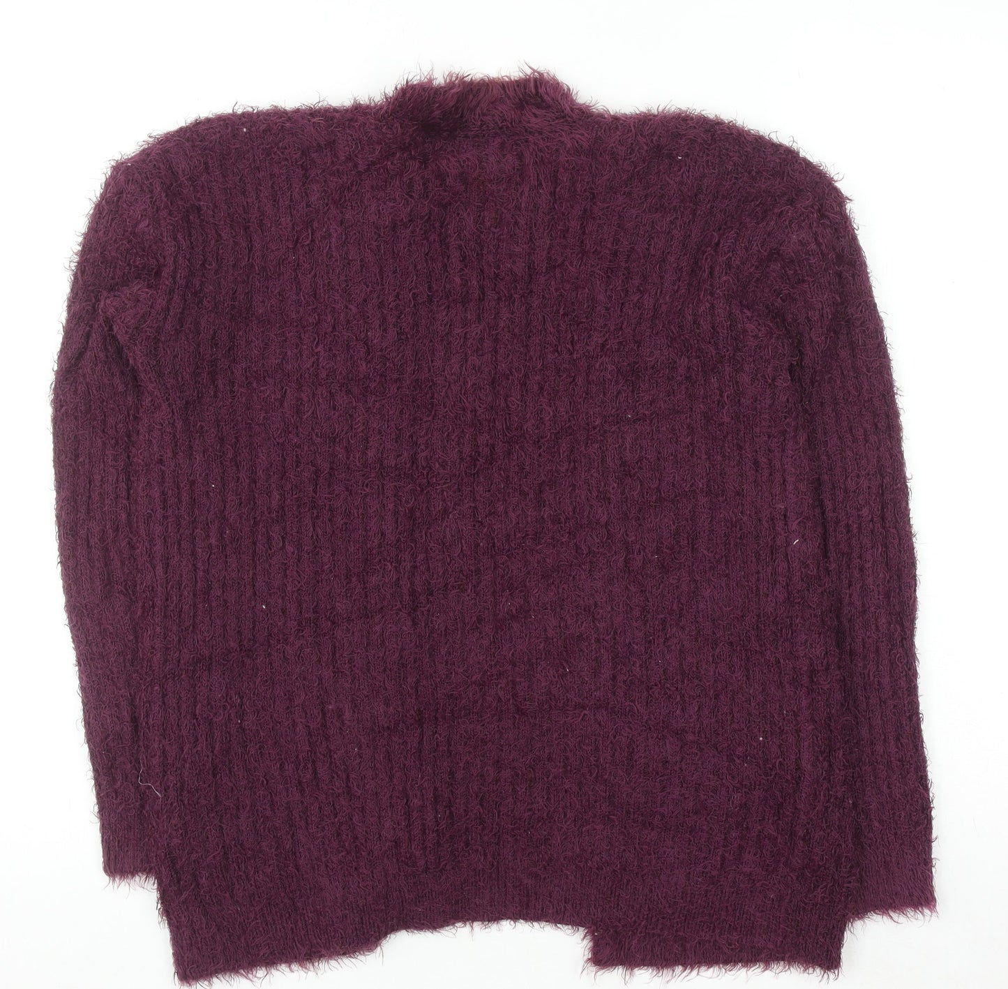 Select Womens Purple Long Sleeve Knit Cardigan UK 12
