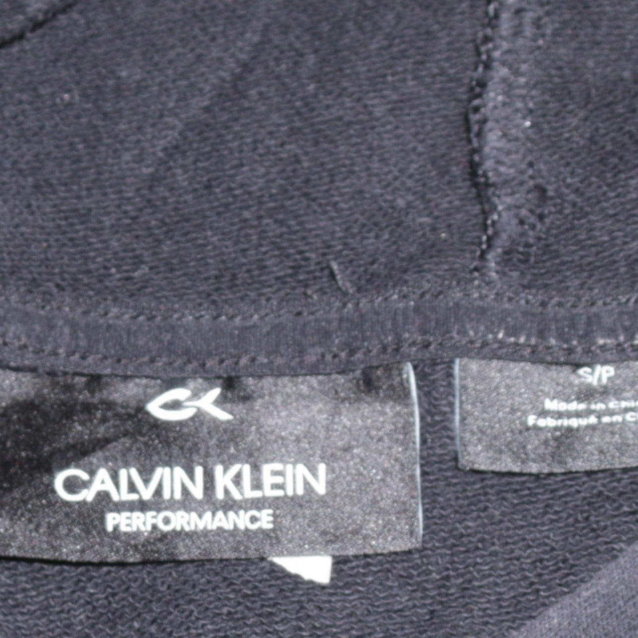 Calvin Klein Performance Men's Black Pullover Hoodie Size S