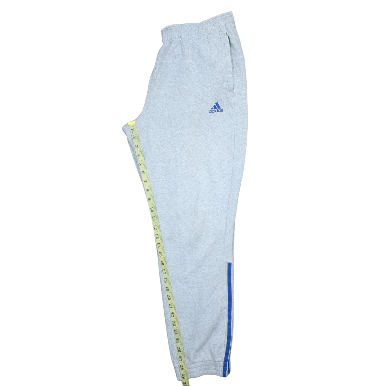 Adidas Womens Grey L Sweatpants Tapered Elastic Waist Casual Trousers