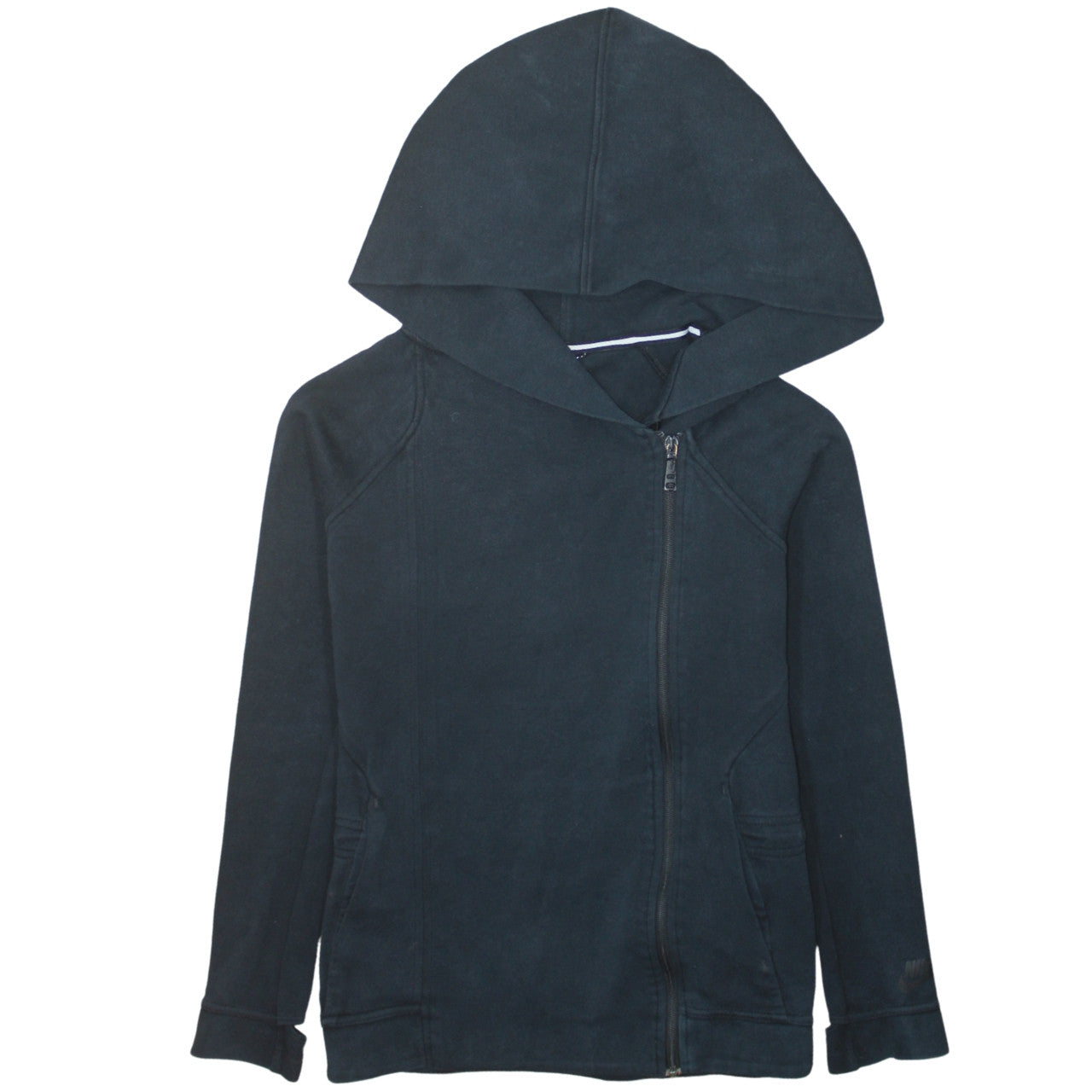 Nike Women's Black Full Zip Hoodie Size S Cotton Blend Casual