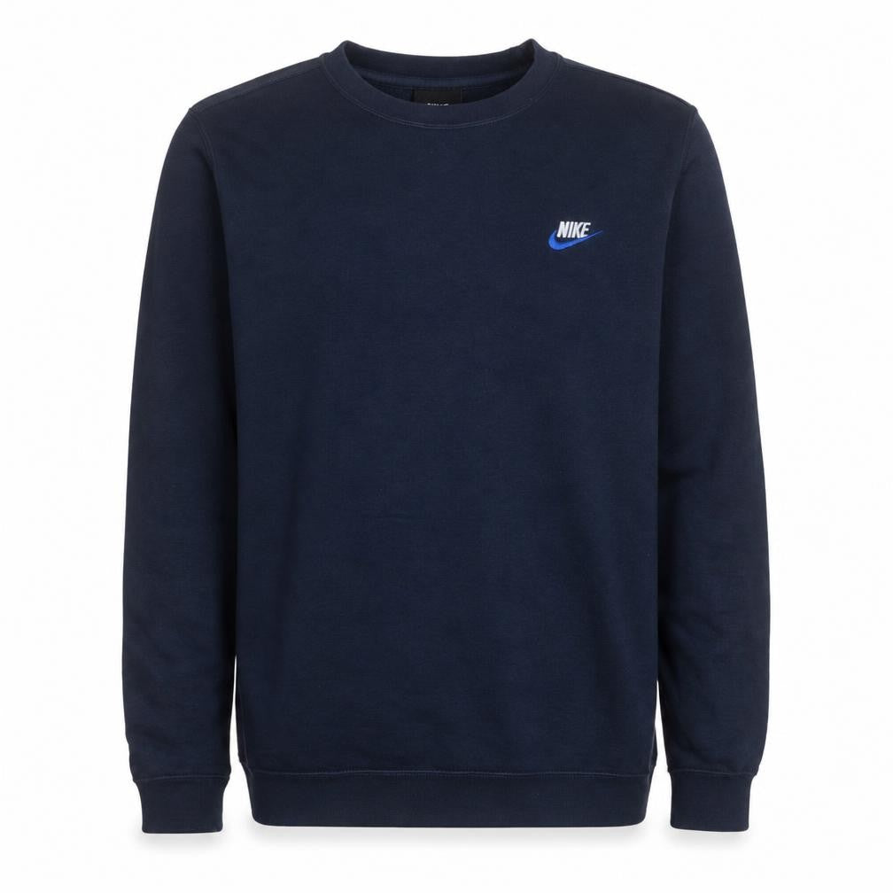 Nike Men's Blue Crew Neck Pullover Sweatshirt Size S