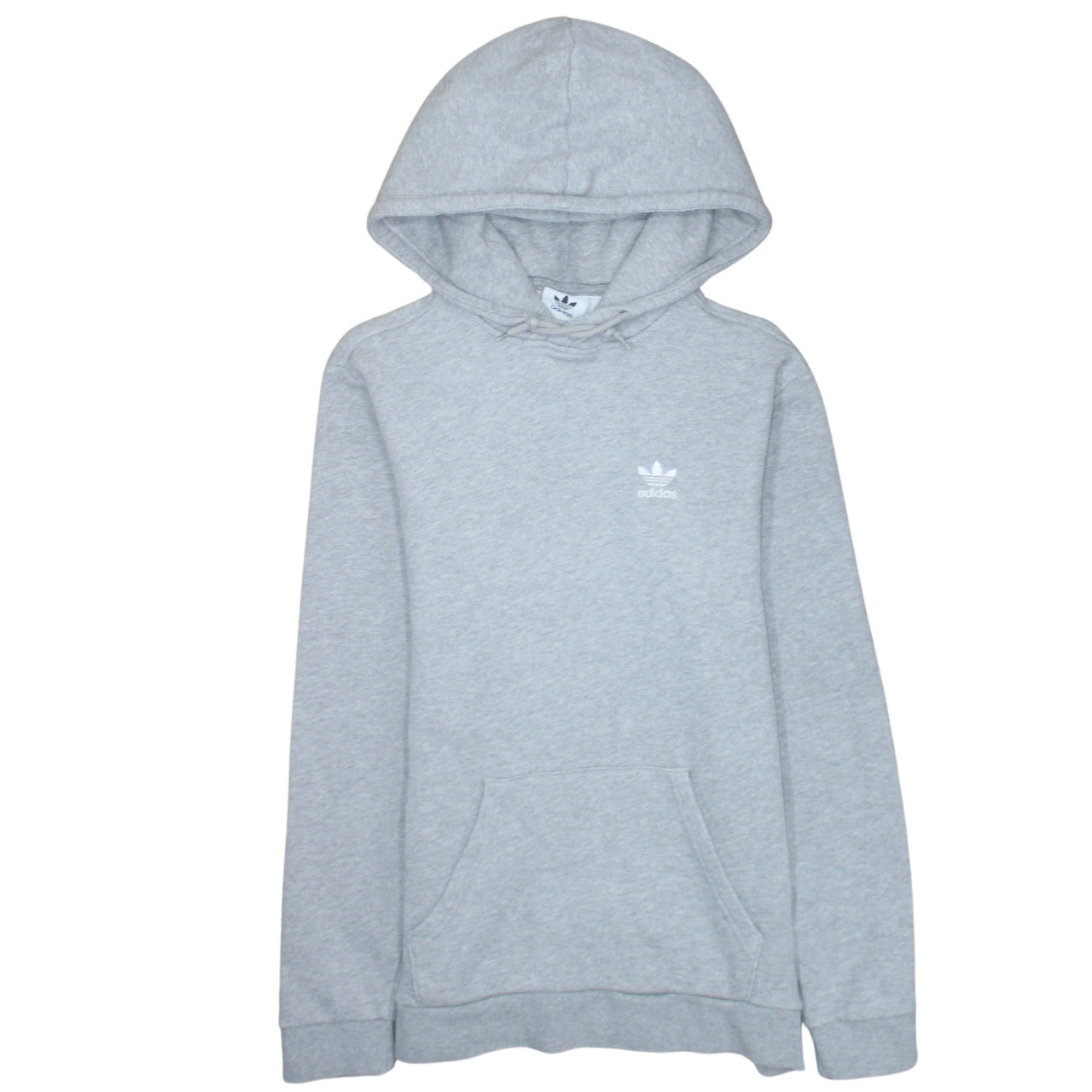 Adidas Men’s Grey Pullover Hoodie XS Regular Fit Fleece