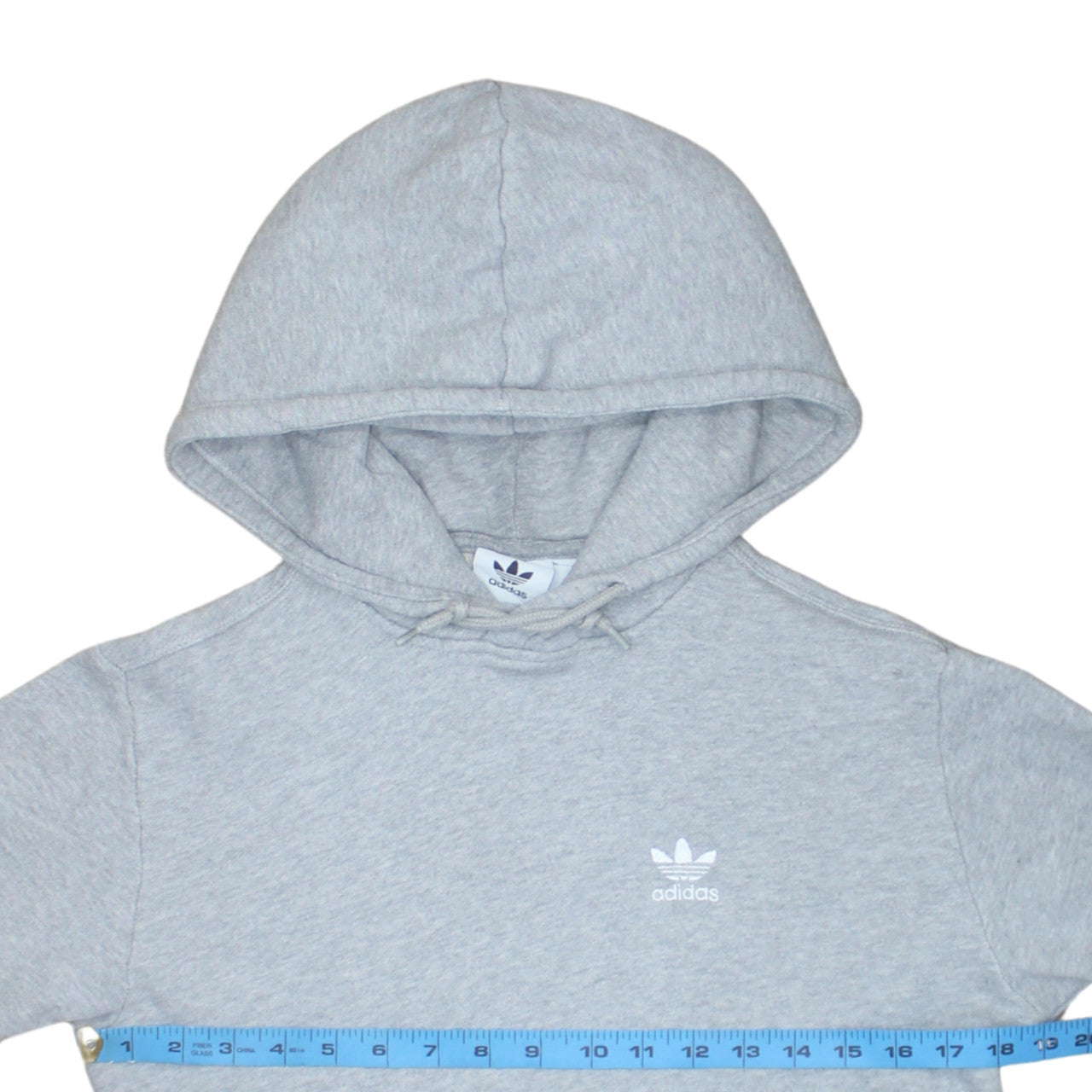 Adidas Men’s Grey Pullover Hoodie XS Regular Fit Fleece