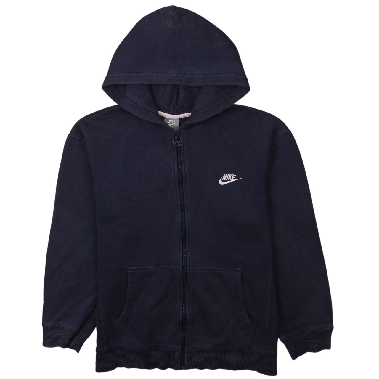 Nike Womens Navy Full Zip Hoodie XL Relaxed Fit Casual