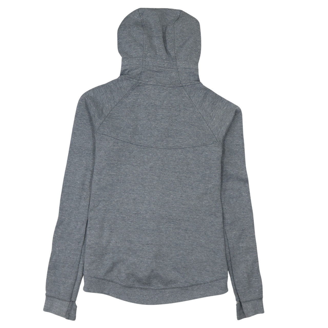 Nike Women’s Grey Full Zip Hoodie Size S Fleece Lined Sportswear