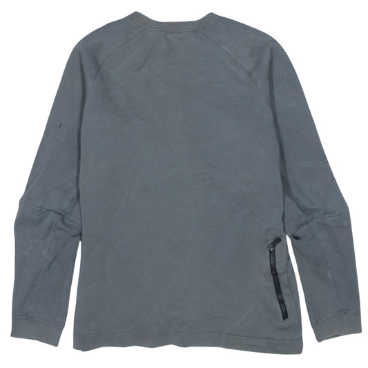 Nike Men's Grey Crew Neck Pullover Sweatshirt Size S
