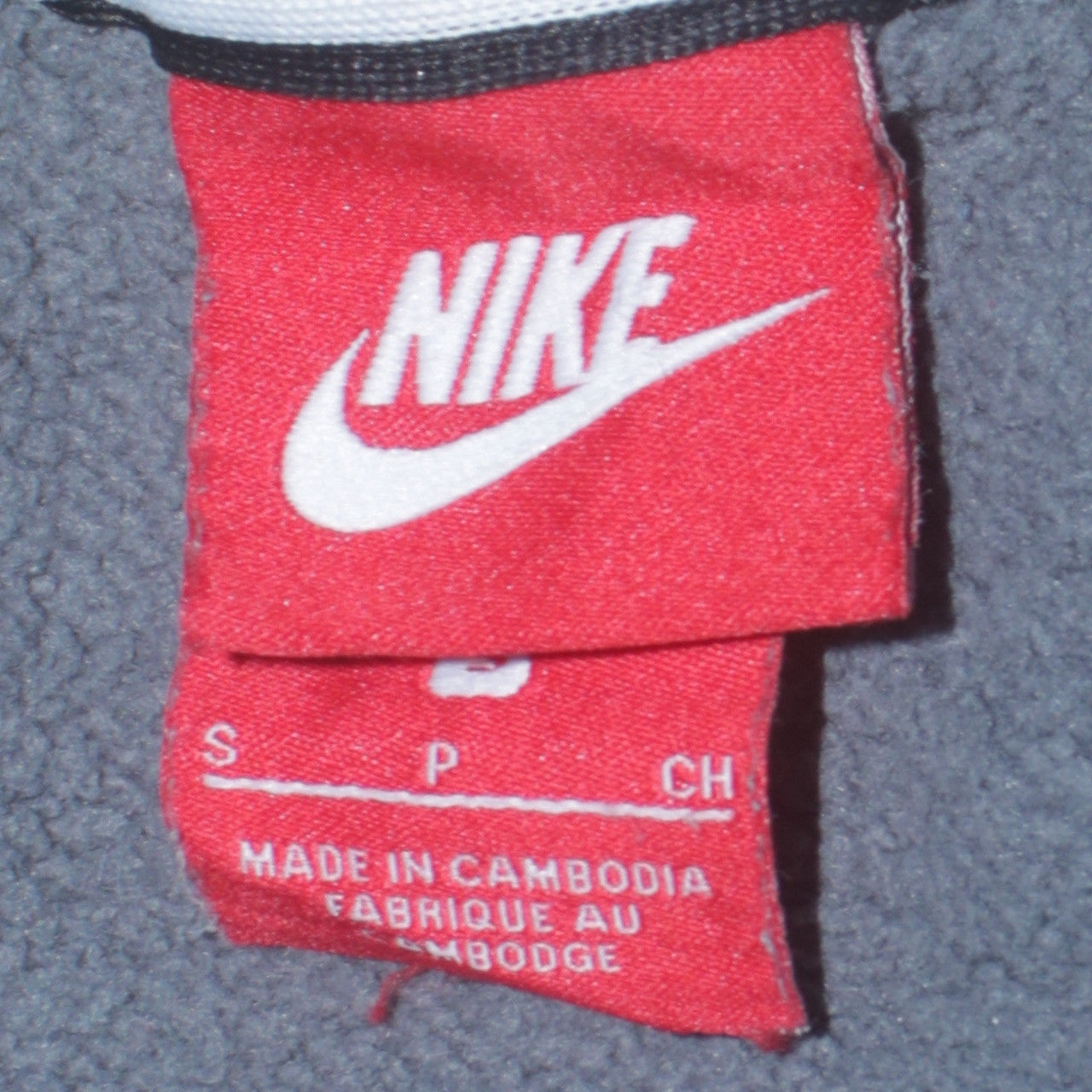 Nike Men's Grey Crew Neck Pullover Sweatshirt Size S