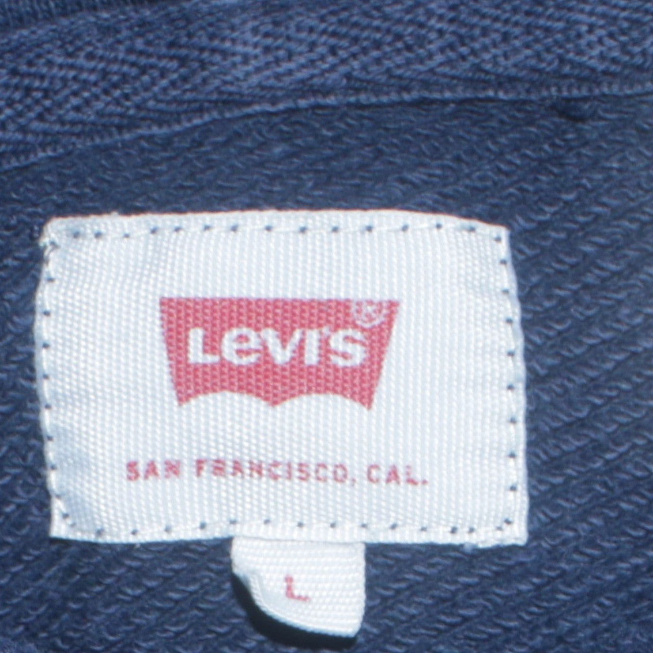 Levi's Men's Blue Logo Pullover Hoodie Size L