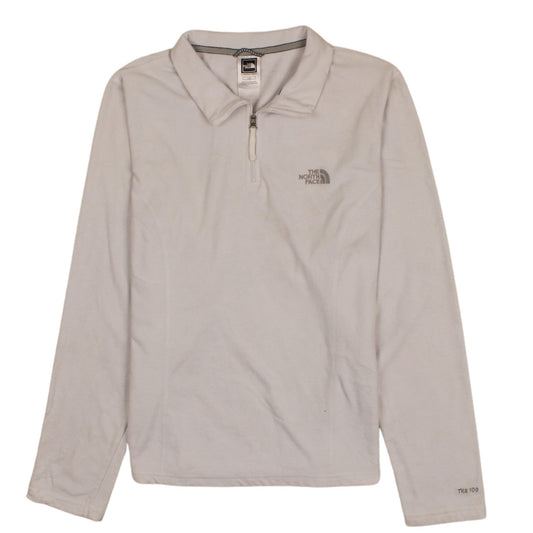The North Face Womens Beige Fleece Pullover Sweatshirt Size L