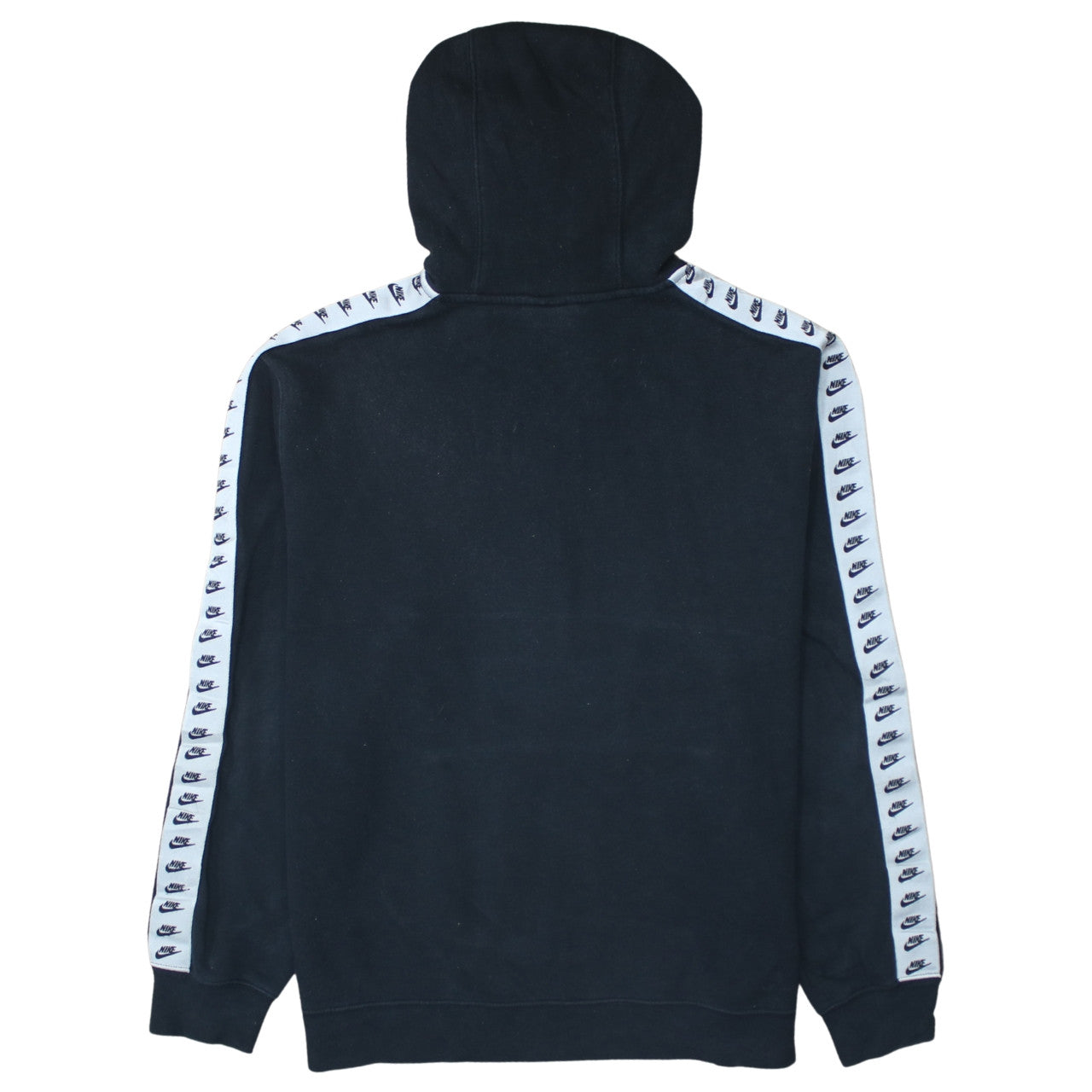 Nike Men's Black Pullover Hoodie L Logo Sports Fleece Sweatshirt