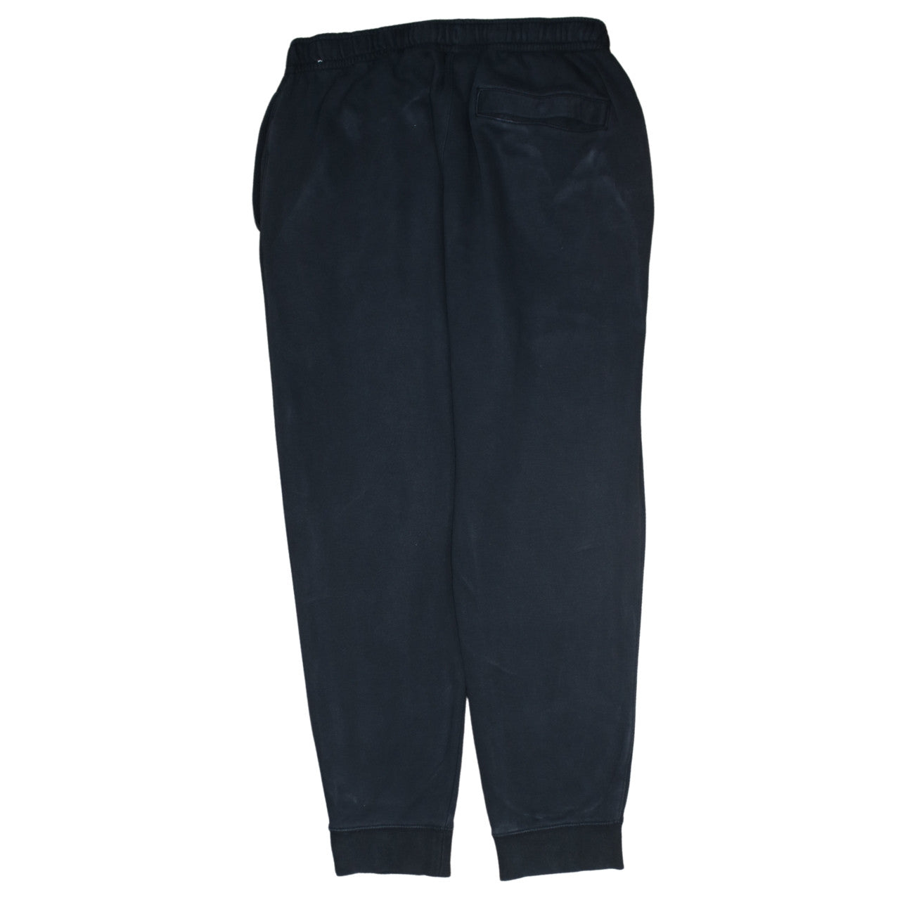 Nike Men's Black Fleece Sweatpants L Regular Fit Cuffed Joggers