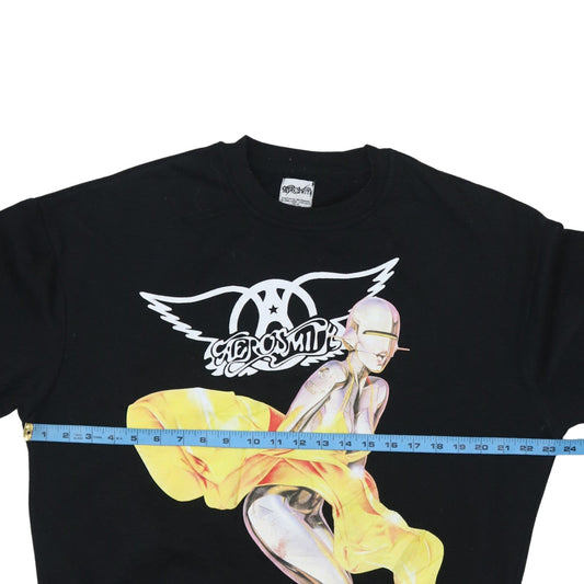 Primark Women’s Black Aerosmith Graphic Pullover Sweatshirt XS