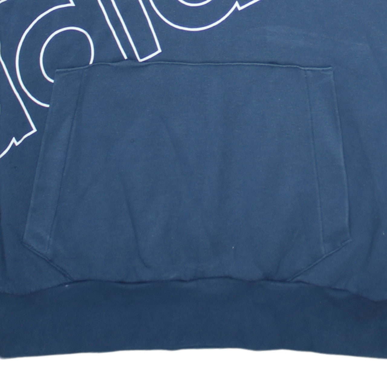 Adidas Men's Blue Pullover Hoodie Small Logo Sportswear