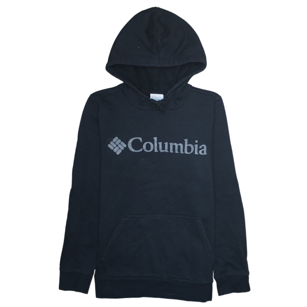 Columbia Men's Black XS Pullover Fleece Hoodie Outdoor Logo