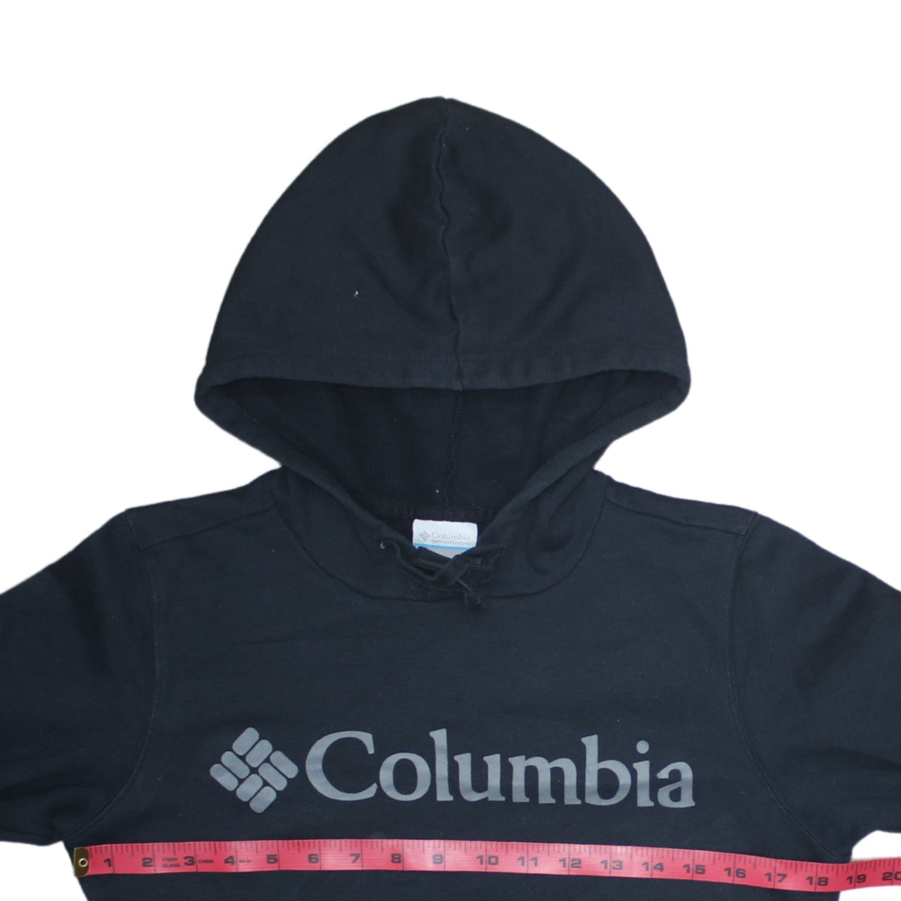 Columbia Men's Black XS Pullover Fleece Hoodie Outdoor Logo