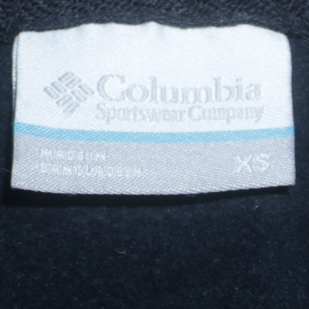 Columbia Men's Black XS Pullover Fleece Hoodie Outdoor Logo